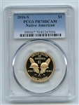 2016 S $1 Sacagawea Dollar PCGS PR70DCAM
