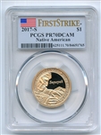 2017 S $1 Sacagawea Dollar PCGS PR70DCAM First Strike