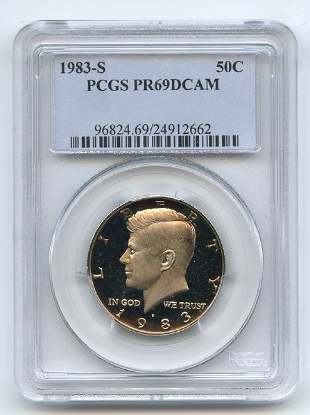 1983 S 50C Kennedy Half Dollar Proof PCGS PR69DCAM