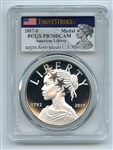 2017 S Silver American Liberty Medal Proof PCGS PR70DCAM First Strike