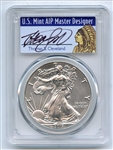 2017 (S) $1 American Silver Eagle Struck at SF PCGS MS70 Thomas Cleveland Native