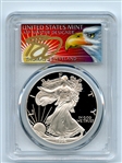 1996 P $1 Proof American Silver Eagle 1oz PCGS PR69DCAM Thomas Cleveland Eagle
