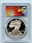 1997 P $1 Proof American Silver Eagle 1oz PCGS PR69DCAM Thomas Cleveland Eagle