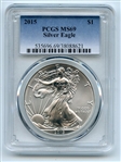 2015 $1 American Silver Eagle Dollar 1oz PCGS MS69