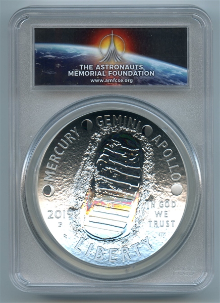 2019 P $1 Apollo 11 50th Anniversary 5oz Silver PCGS PR69DCAM