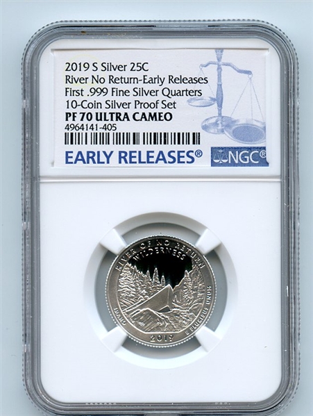 2019 S 25C Silver Frank Church River Quarter NGC PF70UCAM Early Releases