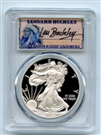 2010 W $1 Proof American Silver Eagle 1oz PCGS PR70DCAM Leonard Buckley