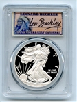 2012 W $1 Proof American Silver Eagle 1oz PCGS PR70DCAM Leonard Buckley