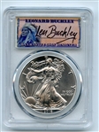 2016 (P) $1 American Silver Eagle 1oz PCGS MS70 Leonard Buckely