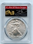 2011 $1 American Silver Eagle Dollar 1oz PCGS MS70 Thomas Cleveland Arrows