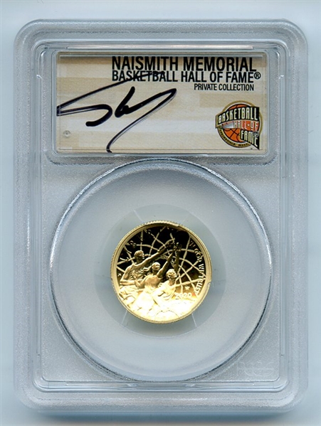 2020 W $5 Basketball Hall Fame Gold Commemorative PCGS PR70DCAM Shaquille O'Neal