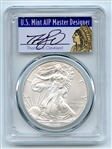 2012 (S) $1 American Silver Eagle 1oz Dollar PCGS MS70 Thomas Cleveland Native