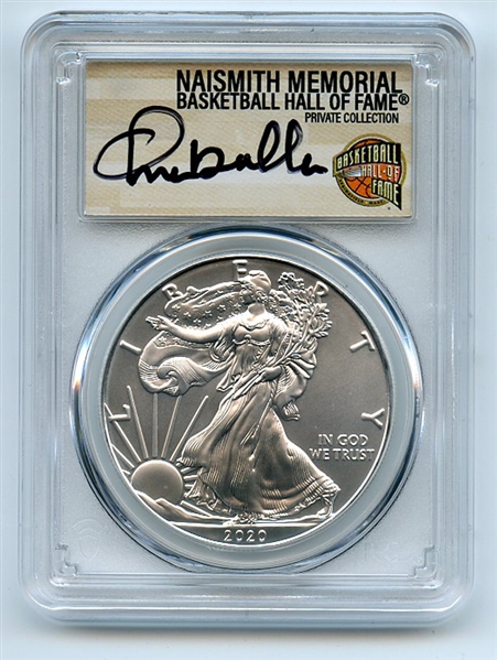 2020 (P) $1 Silver Eagle Emergency Issue PCGS MS70 Chris Mullin