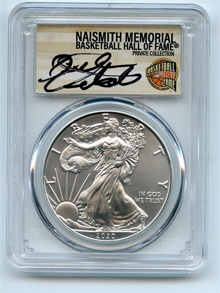 2020 (P) $1 Silver Eagle Emergency Issue PCGS MS70 Dick Vitale