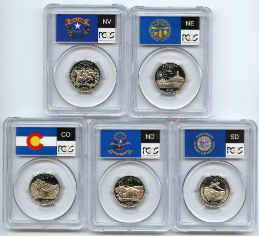 Lot Detail - 2006 S Clad State Quarter Set PCGS PR69DCAM