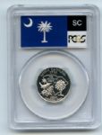 2000 S 25C Silver South Carolina Quarter PCGS PR69DCAM