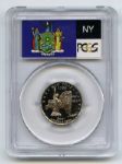 2001 S 25C Clad New York Quarter PCGS PR69DCAM