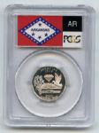 2003 S 25C Silver Arkansas Quarter PCGS PR69DCAM