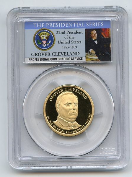 2012 S $1 Grover Cleveland 22 Dollar PCGS PR69DCAM