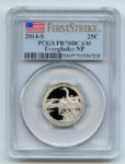 2014 S 25C Clad Everglades Quarter PCGS PR70DCAM First Strike