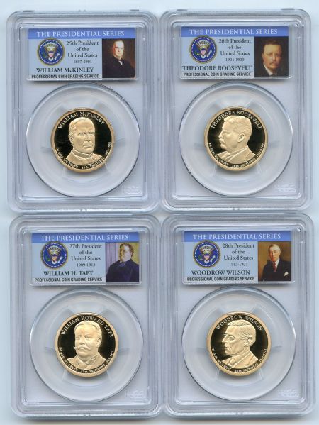 2013 S Presidential Dollar Set PCGS PR70DCAM