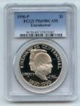 1990 P $1 Eisenhower Silver Commemorative Dollar PCGS PR69DCAM