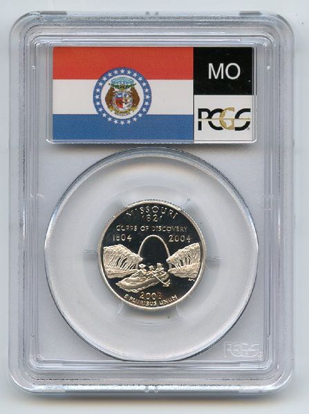 2003 S 25C Silver Missouri Quarter PCGS PR69DCAM