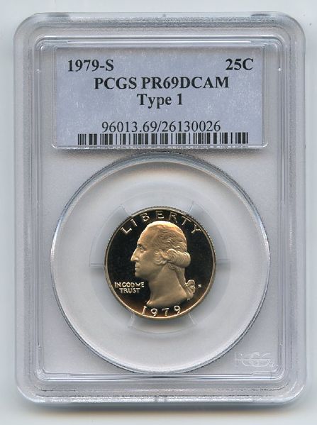 1979 S 25C Washington Quarter Proof PCGS PR69DCAM