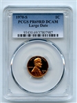 1970 S 1C Lincoln Cent PCGS PR69DCAM