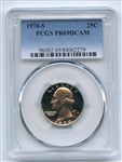 1970 S 25C Washington Quarter PCGS PR69DCAM