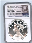 2017 W Silver American Liberty Medal NGC SP70 Enhanced Finish Early Releases