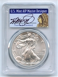 2018 $1 American Silver Eagle PCGS MS70 FS Thomas Cleveland 1 of 1000 Native