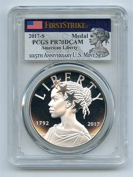 2017 S Silver American Liberty Medal Proof PCGS PR70DCAM First Strike