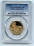 2018 S $1 Sacagawea Dollar PCGS PR70DCAM