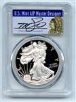 2019 W $1 Proof American Silver Eagle 1oz PCGS PR70DCAM Thomas Cleveland Native
