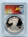 1991 S $1 Proof American Silver Eagle 1oz PCGS PR69DCAM Thomas Cleveland Eagle