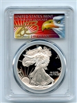 1994 P $1 Proof American Silver Eagle 1oz PCGS PR69DCAM Thomas Cleveland Eagle
