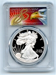 2020 W $1 Proof American Silver Eagle 1oz PCGS PR70DCAM Thomas Cleveland Eagle