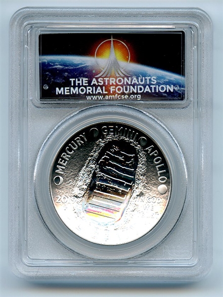 2019 P $1 Apollo 11 50th Anniversary Commemorative Silver PCGS PR69DCAM FDOI