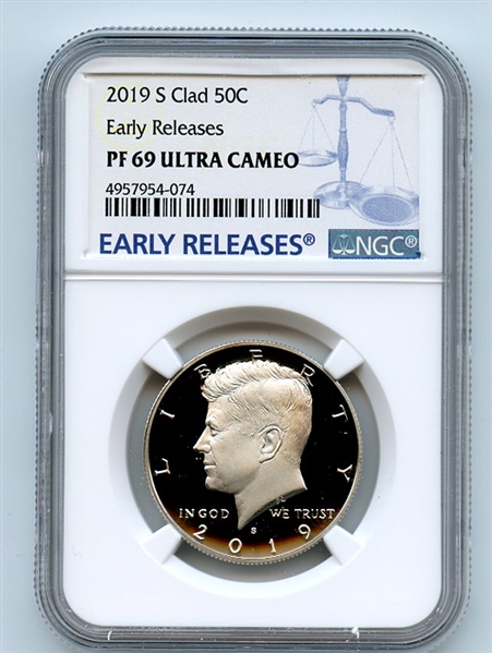 2019 S 50C Kennedy Half Dollar NGC PF69UCAM Early Releases