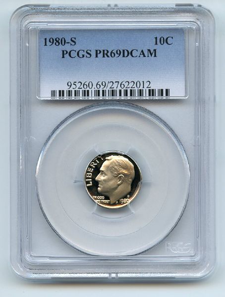 1980-S   PROOF DIME