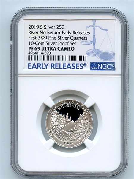 2019 S 25C Silver Frank Church River Quarter NGC PF69UCAM Early Releases