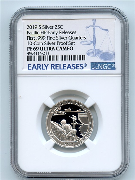 2019 S 25C Silver War In the Pacific Quarter NGC PF69UCAM Early Releases