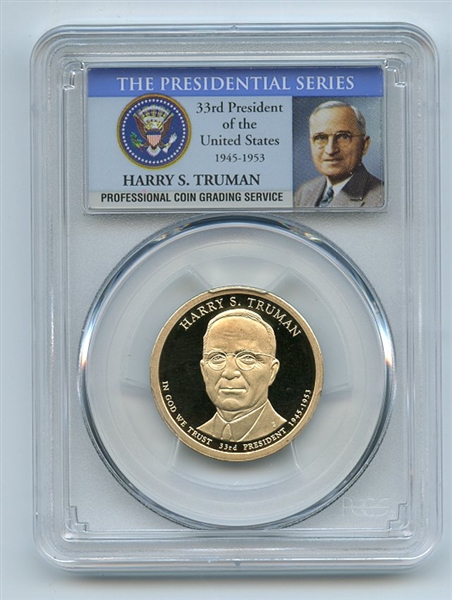2015 S $1 Harry S Truman Dollar PCGS PR70DCAM