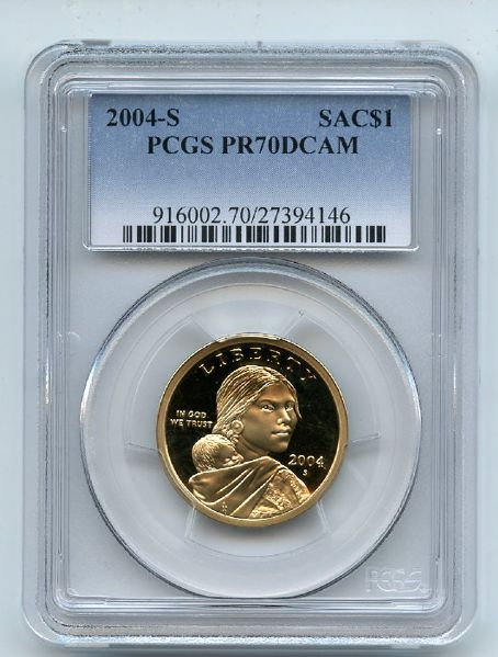 2004 S $1 Sacagawea Dollar PCGS PR70DCAM
