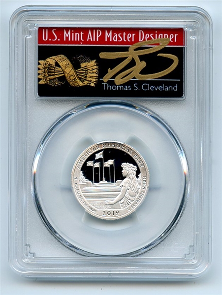 2019 S 25C Silver American Quarter Limited Ed PCGS PR70DCAM FS Cleveland Arrows