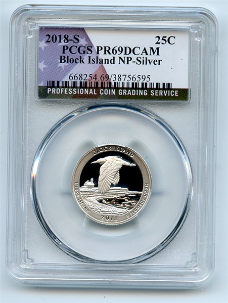 2018 S 25C Silver Frederick Douglass Quarter PCGS PR69DCAM