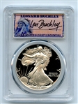 1988 S $1 Proof American Silver Eagle 1oz PCGS PR70DCAM Leonard Buckley