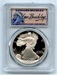 1990 S $1 Proof American Silver Eagle 1oz PCGS PR70DCAM Leonard Buckley