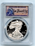 2016 W $1 Proof American Silver Eagle 1oz PCGS PR70DCAM Leonard Buckley